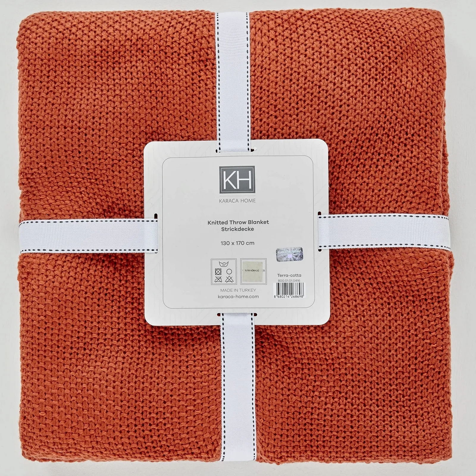 Одеяло KARACA Home Terra-Cotta Двойной Seed 130 x 170 см Терракотовый, фото №2