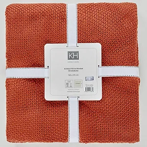 Покривало KARACA Home Terra-Cotta Подвійний Seed 130 x 170 см Теракотовий synthetic.ua - Фото 1