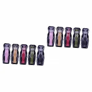 Наклейки для ногтей Жемчуг Стекло Миниатюрное украшение Радужный блеск 3D Разноцветный икорный хрусталь, 10 шт - Фото 1