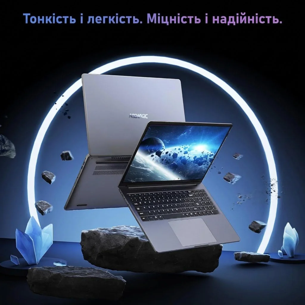 Ноутбук 16" Acemagic AX16 Intel N97 RAM 16GB SSD 512GB Win11 Металлический корпус (UKR), фото №6