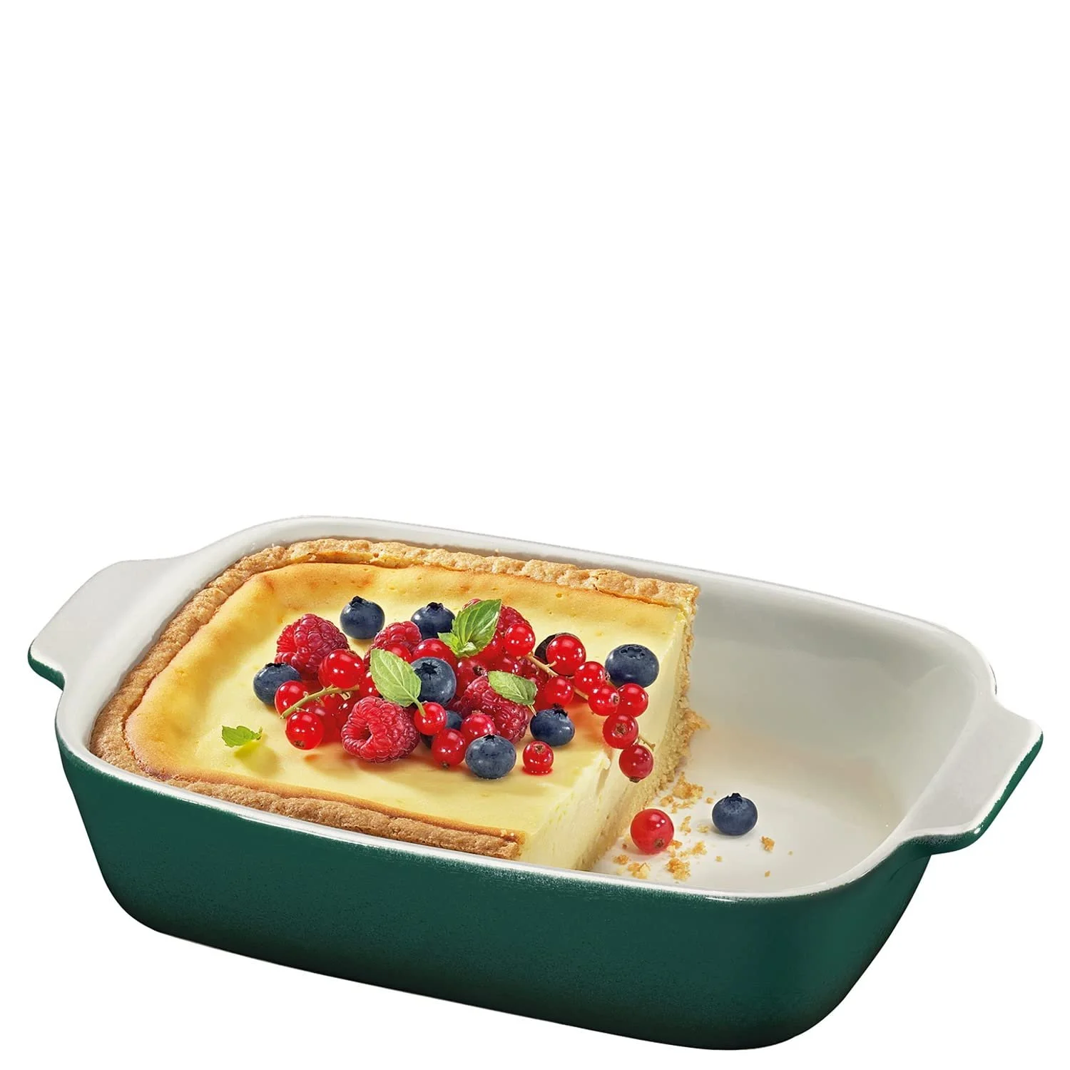 Форма для запекания Küchenprofi Provence 0712031130 Прямоугольная Керамическая Зеленая / Белая внутри 30 x 19 x 6.5 см, фото №2