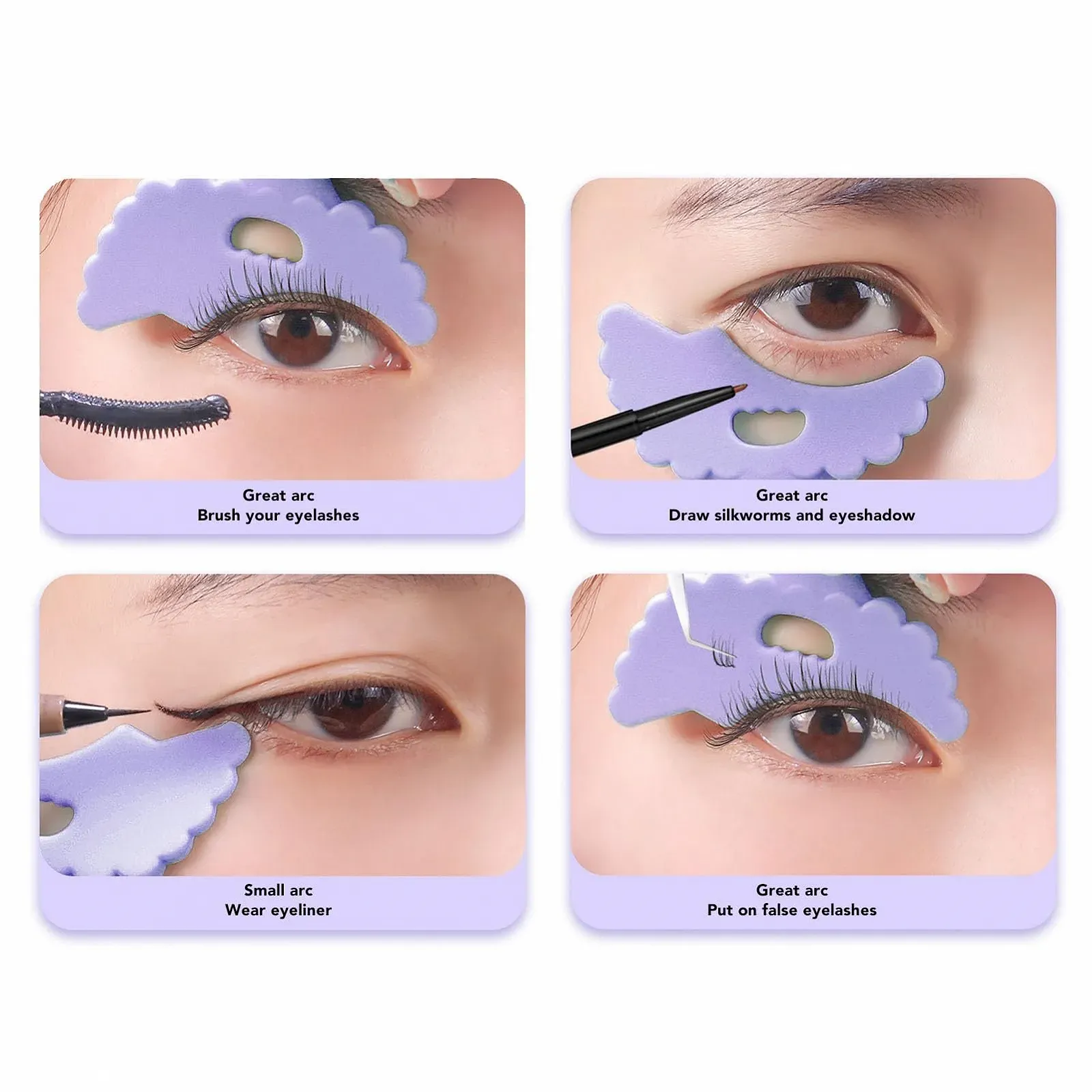 Трафарети для підводки очей, Силіконовий, фото №5