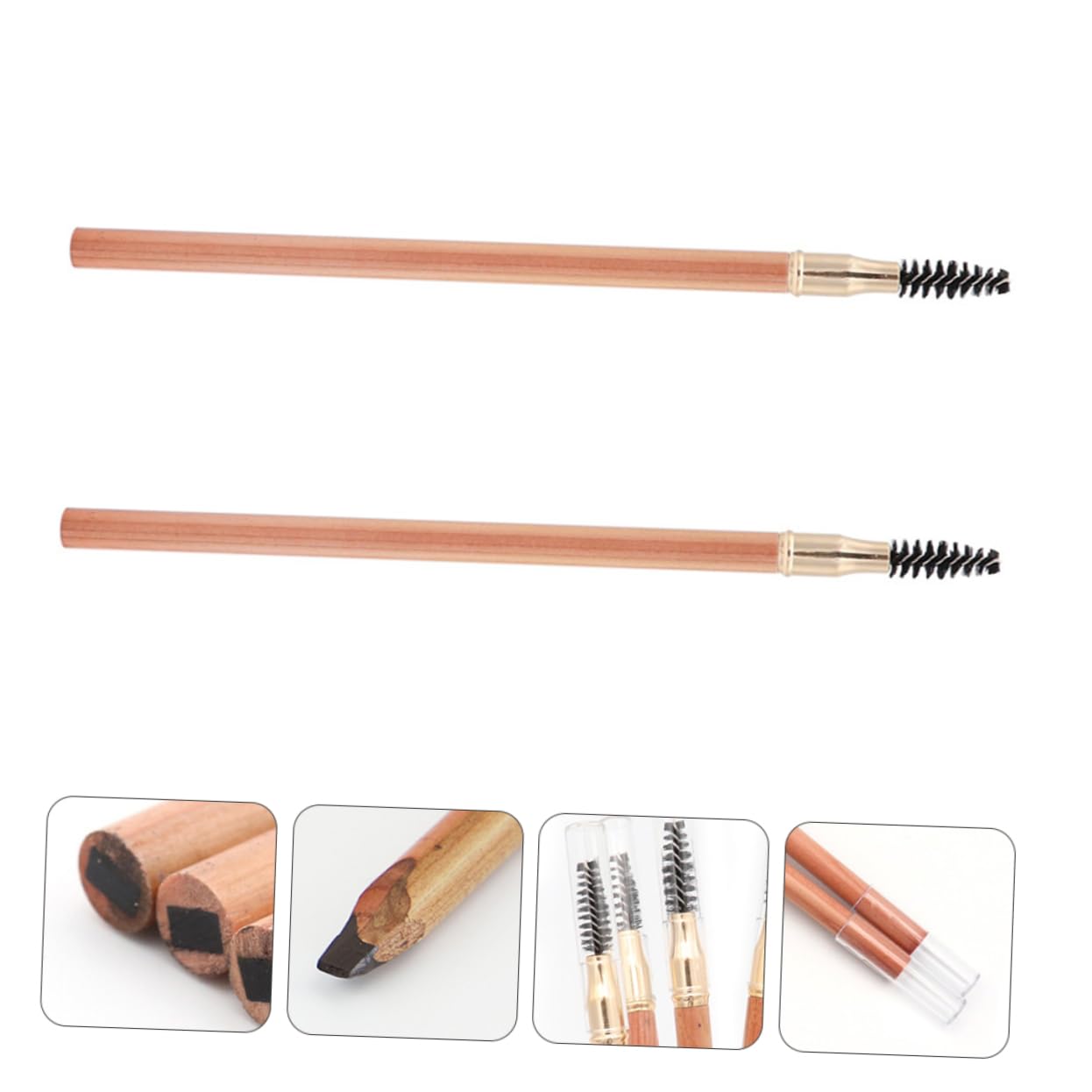 Карандаш для бровей Beaupretty 2st Двусторонний с кистью Деревянный Водостойкий, фото №4 Карандаш для бровей Beaupretty 2st Двусторонний с кистью Деревянный Водостойкий, фото №4