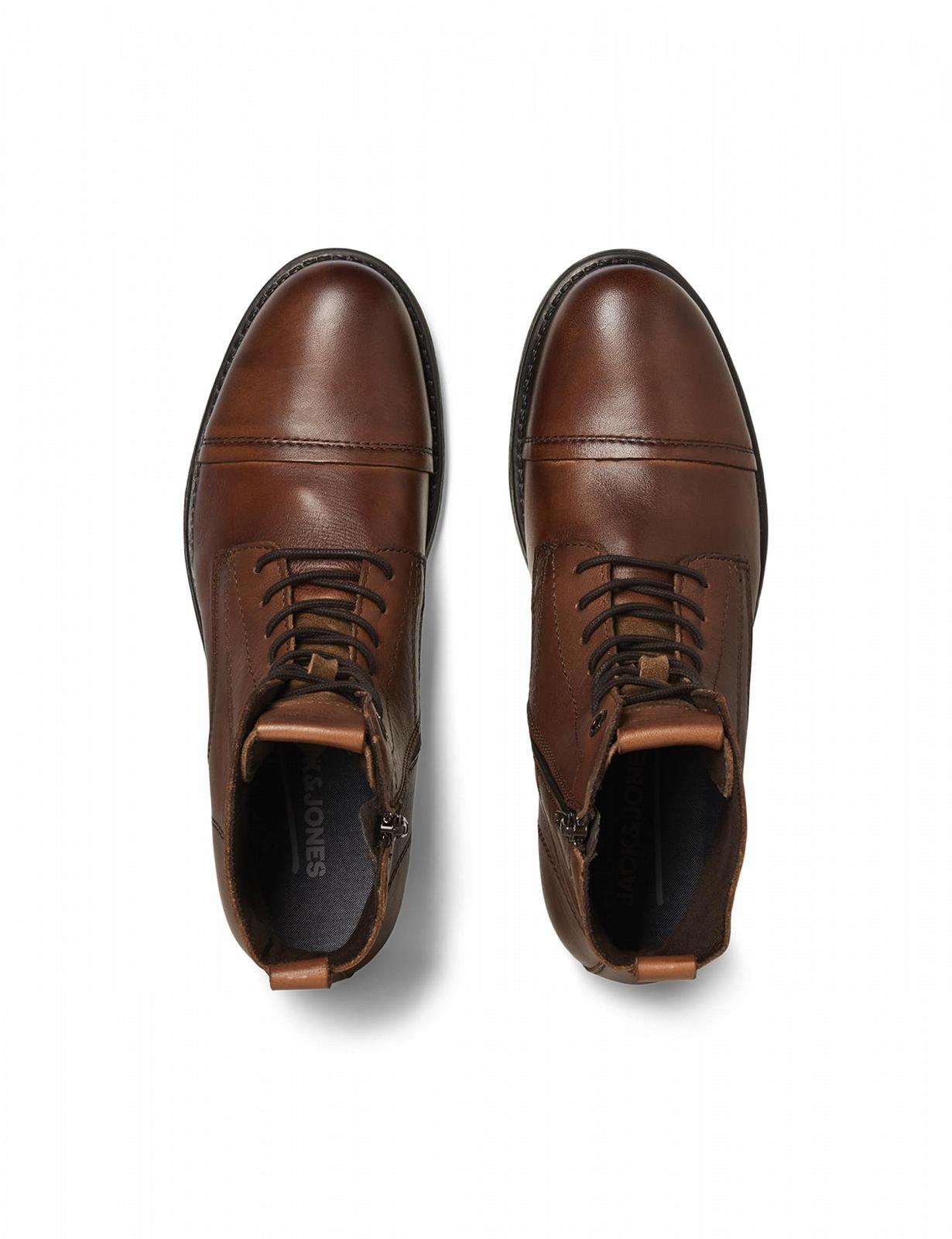 Ботинки JACK & JONES Jfwshaun Кожаные На Шнуровке, фото №2