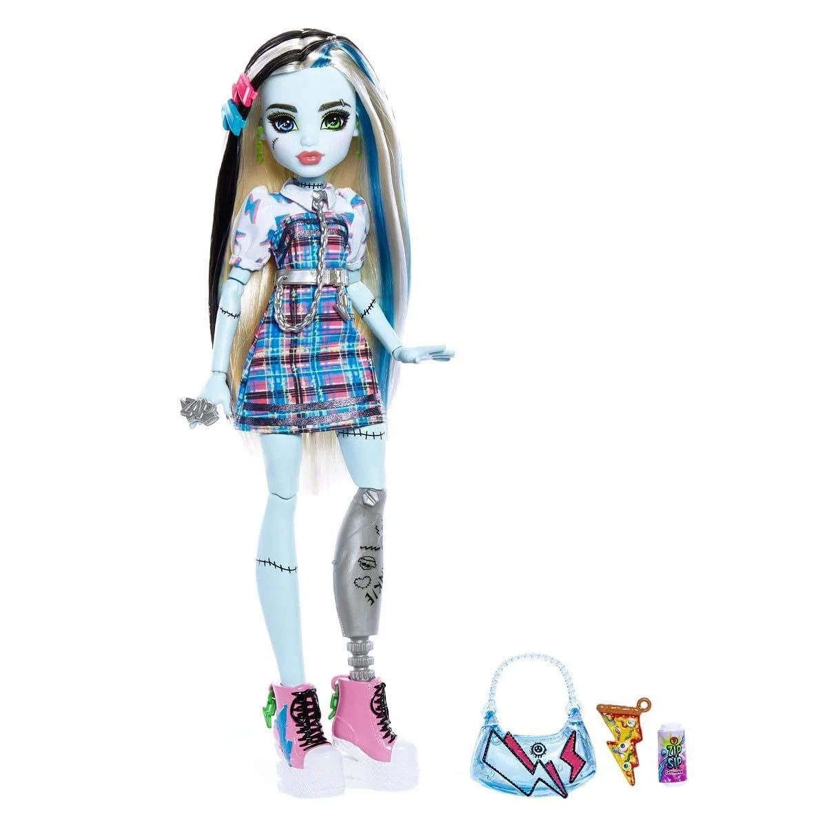 Лялька Monster High Frankie's Day Out MTHKY73 Рожевий, фото №3 Лялька Monster High Frankie's Day Out MTHKY73 Рожевий, фото №3