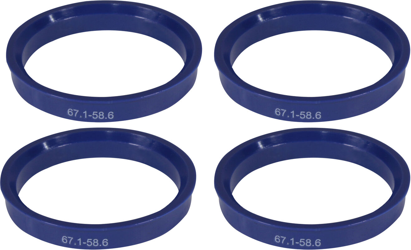Кільця центрувальні для колісних дисків 67.1-58.6 Walline термопластик WL, фото №1