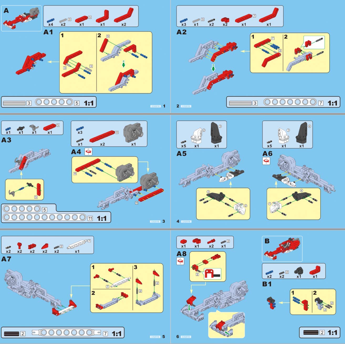 Конструктор Formula Racing C52016W 144 деталей, фото №7 Конструктор Formula Racing C52016W 144 деталей, фото №7