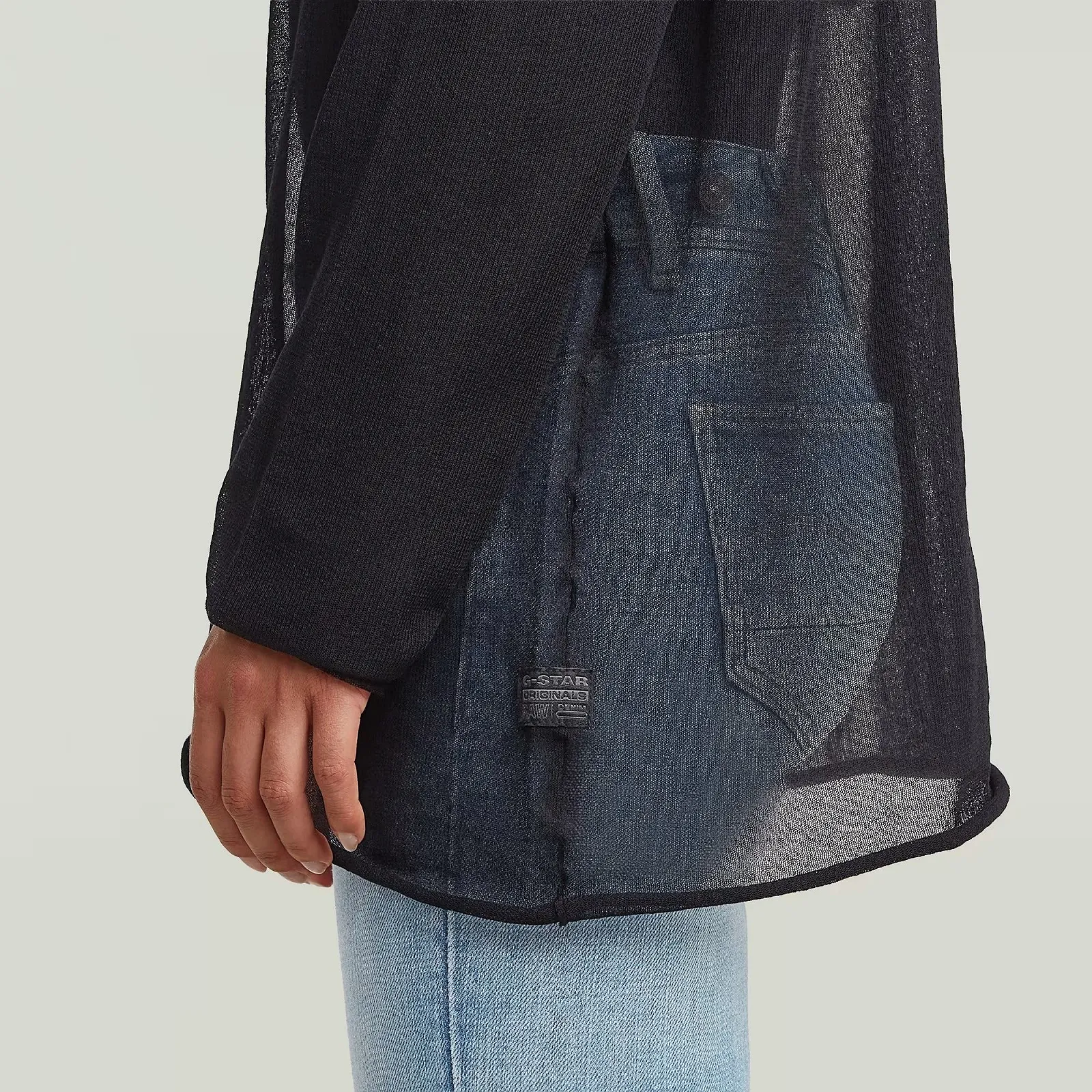 Жіночий светр G-Star RAW Sheer Loose Turtle Knitted Sweater - S, фото №5 Жіночий светр G-Star RAW Sheer Loose Turtle Knitted Sweater - S, фото №5