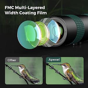 Монокуляр DERBUT HD 8-24x30 Zoom Telephoto Lens Складной для смартфонов synthetic.ua - Фото 1