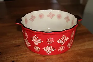 Форма для запекания Merry круглая керамическая 19 см 9 см - Фото 1