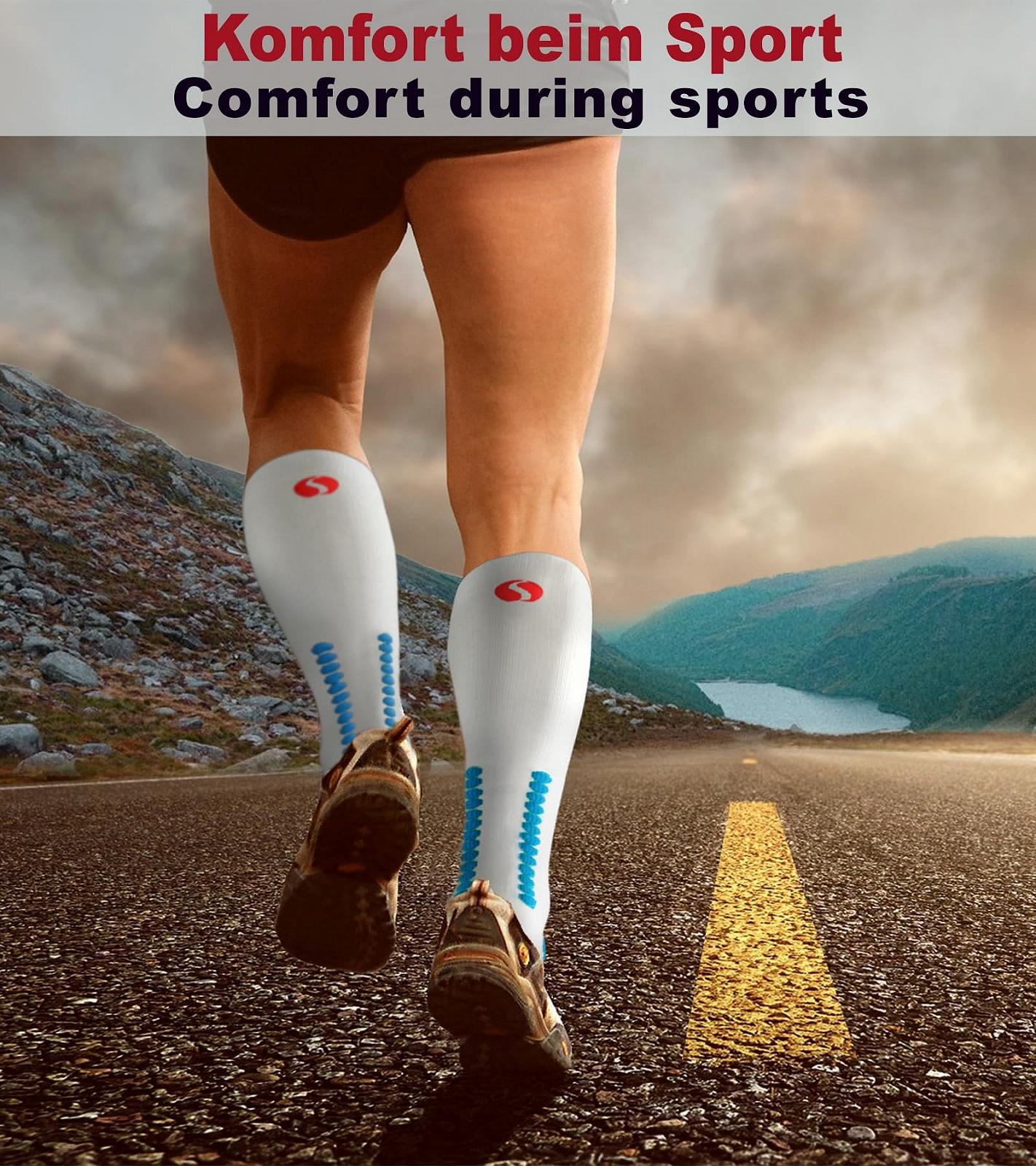 Компрессионные носки Sesto Senso Спортивные Цветные Высокие Спортивные Носки Гольфы для бега, 3 пары, фото №5 Компрессионные носки Sesto Senso Спортивные Цветные Высокие Спортивные Носки Гольфы для бега, 3 пары, фото №5