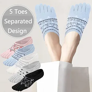 Жіночі невидимі шкарпетки для кросівок, Розмір: 35-40/5 пар synthetic.ua - Фото 1