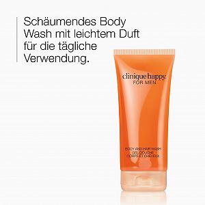 Гель для душу та шампунь Clinique Happy For Men освіжаючий 200 мл synthetic.ua - Фото 1