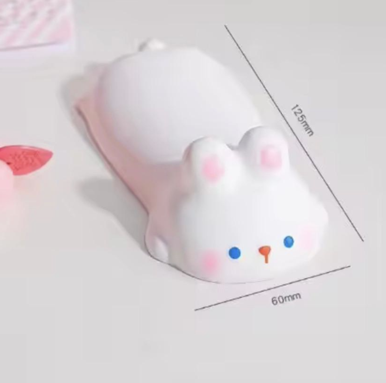 Подушка під зап’ястя для миші Rabbit Білий, фото №9 Подушка під зап’ястя для миші Rabbit Білий, фото №9