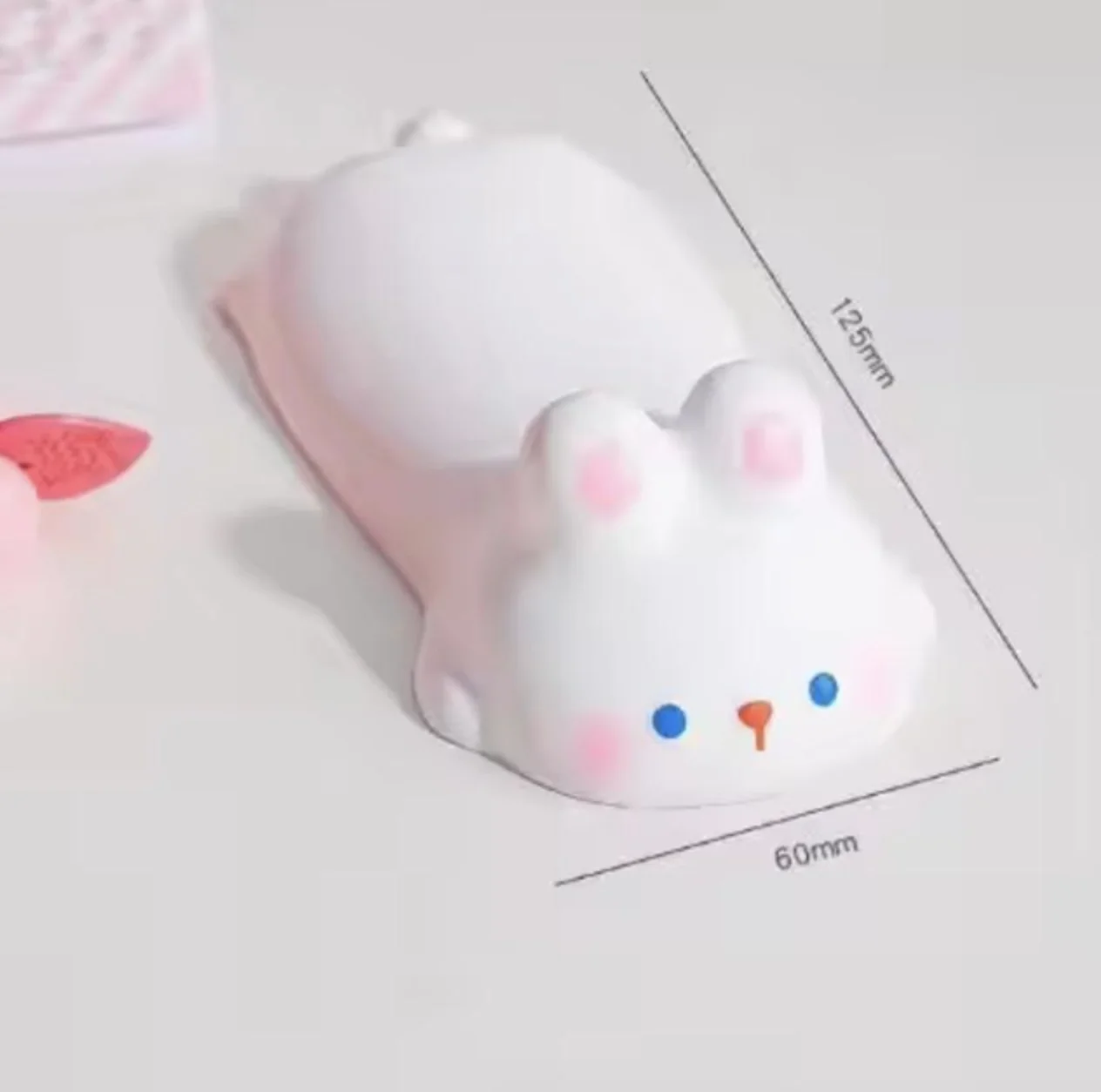 Подушка під зап’ястя для миші Rabbit Білий, фото №9 Подушка під зап’ястя для миші Rabbit Білий, фото №9