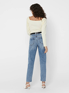 Джинси ONLVENEDA MOM JEANS DNM REA7452 NOOS 15193864-Light Blue Denim ONLY Блакитний  L synthetic.ua - Фото 1