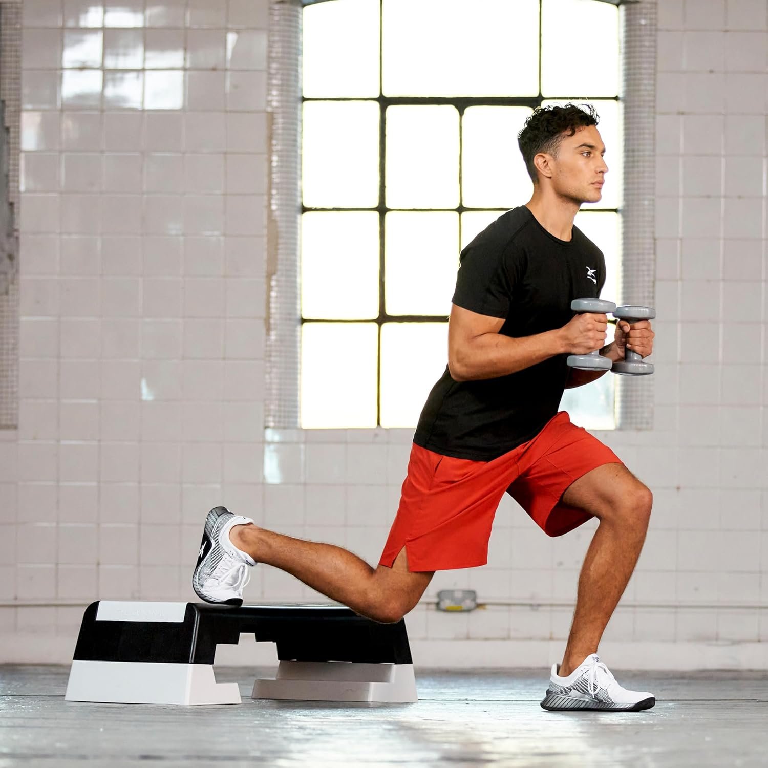 Степ платформа Reebok Step Чорно-білий, фото №6