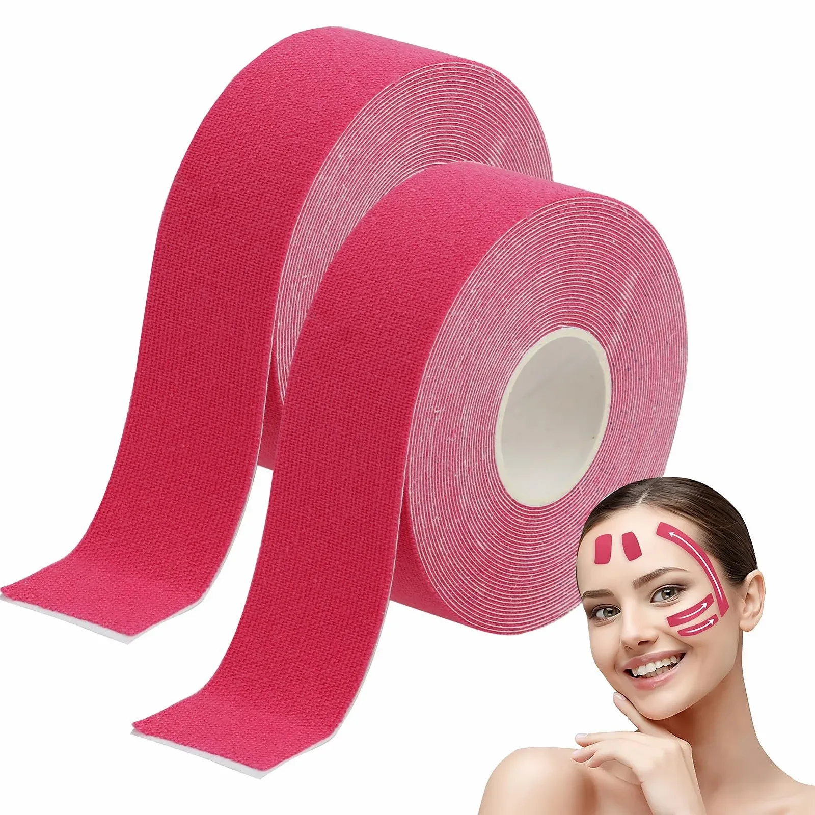 набор 2 шт. Пластыри против морщин, лента для подтяжки лица, фото №1