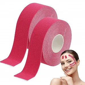 Набір 2 шт. Пластирі проти зморшок, стрічка для підтяжки обличчя - Фото 1