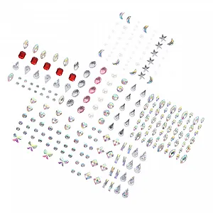 Наклейки Healeved, 6 аркушів, самоклеючі, блискучі - Фото 1