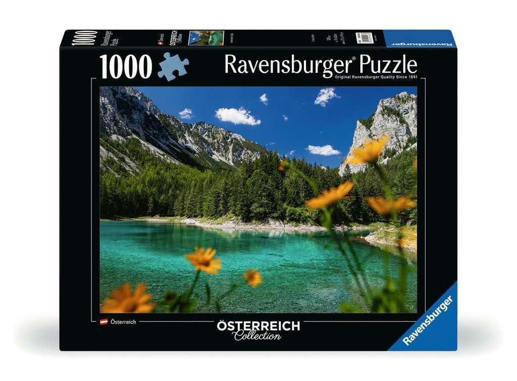 Пазл Ravensburger 12000563 "Зеленое озеро" 1000 элементов, фото №1