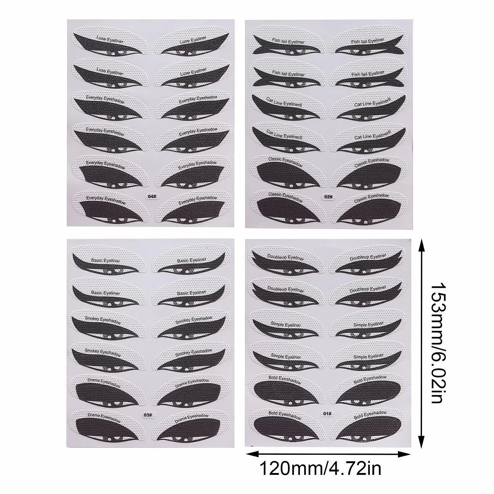 Трафареты для глаз Youngwier для макияжа, фото №5 Трафареты для глаз Youngwier для макияжа, фото №5