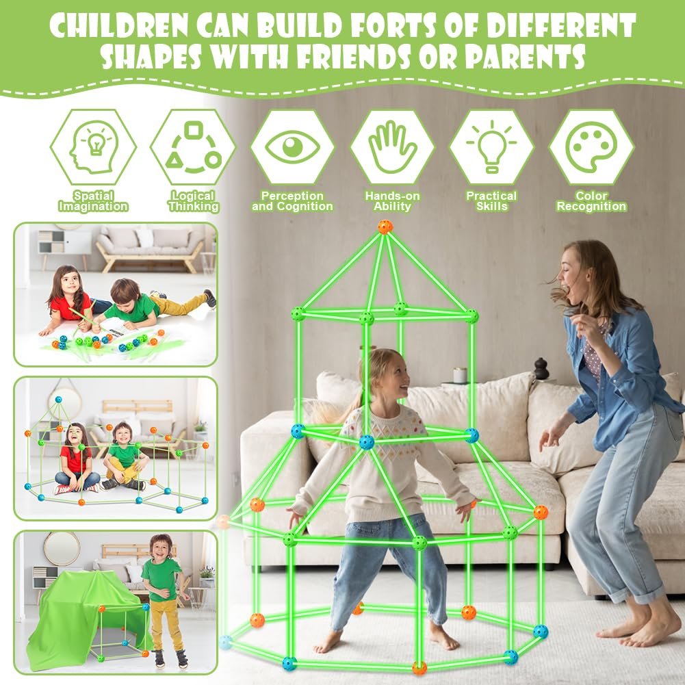 Набор OSDUE DIY 87 Pieces Fort Building Kits, фото №6