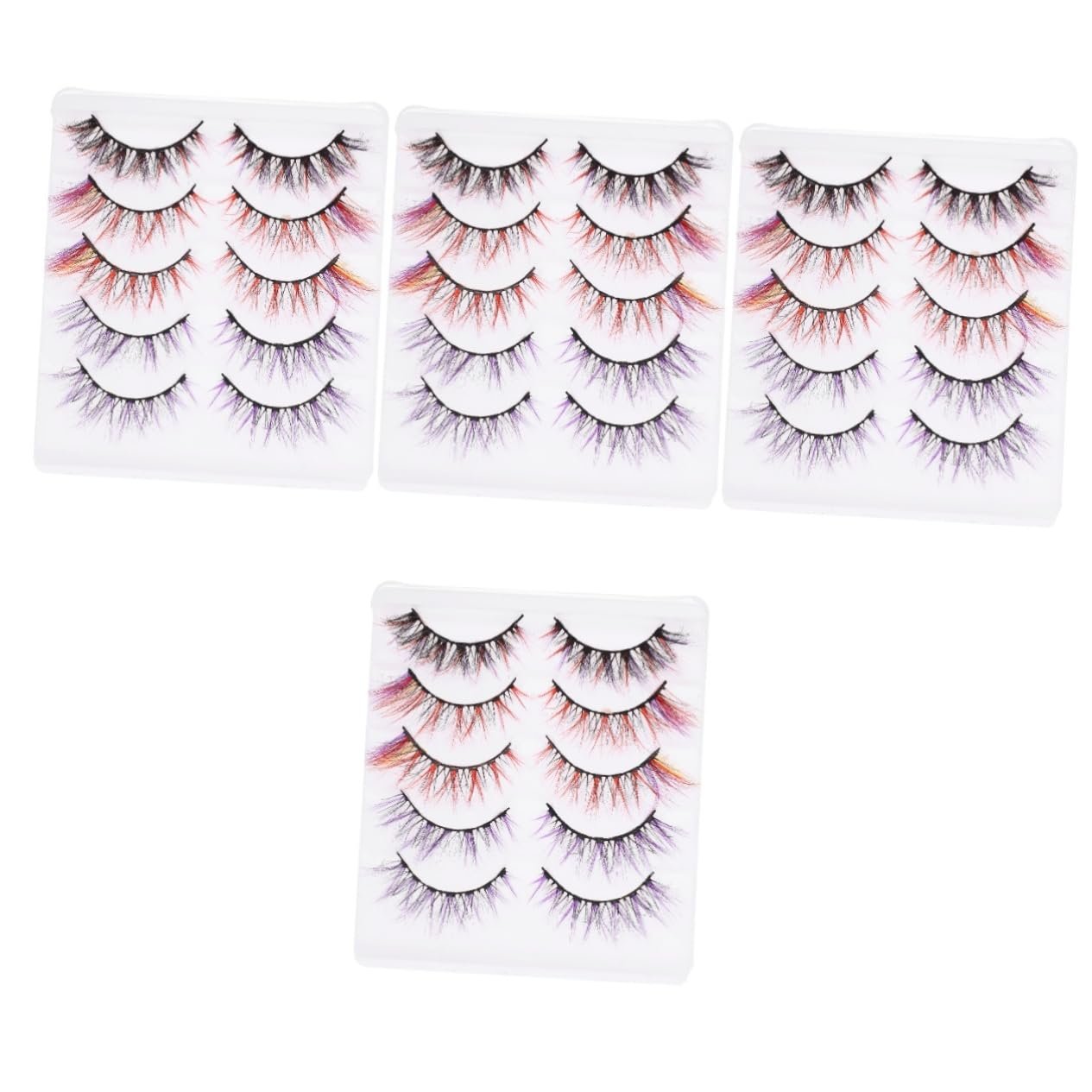 Фарбовані Imitationsmink Вії Фальшиві 20 Paar 8D, фото №1