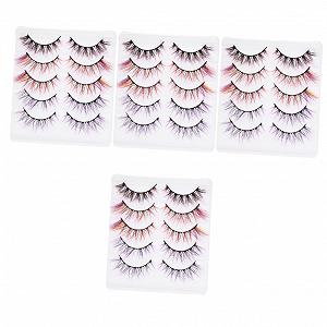 Цветные Imitationsmink Ресницы Накладные 20 Paar 8D - Фото 1