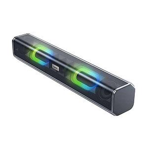 Портативна колонка HOCO BS49 Dazzling sound desktop wireless speaker Metal Gray - Фото 1