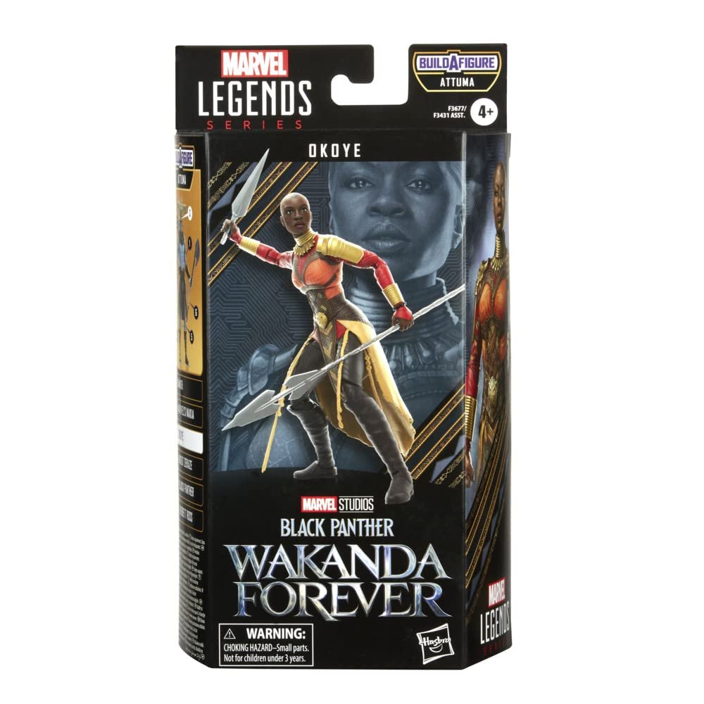 Фигурка Игровая Marvel Black Panther Wakanda Forever Hasbro Legends Series Okoye, 15 см, фото №1