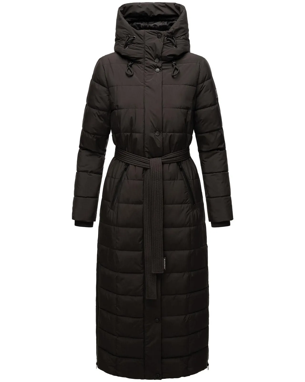 Пальто Navahoo B974 Зимове стьобане Жіноче Довге Тепле з капюшоном, фото №2