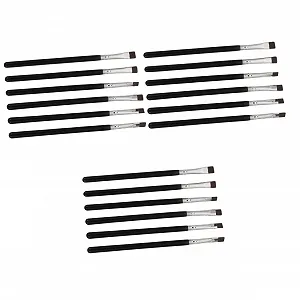 Пензлі для брів плоский Beaupretty 18 шт. Інструмент для макіяжу очей - Фото 1