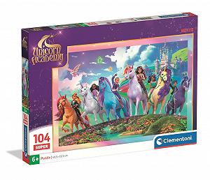 Пазл Clementoni SUPER Unicorn Academy 1 104 детали - Фото 1