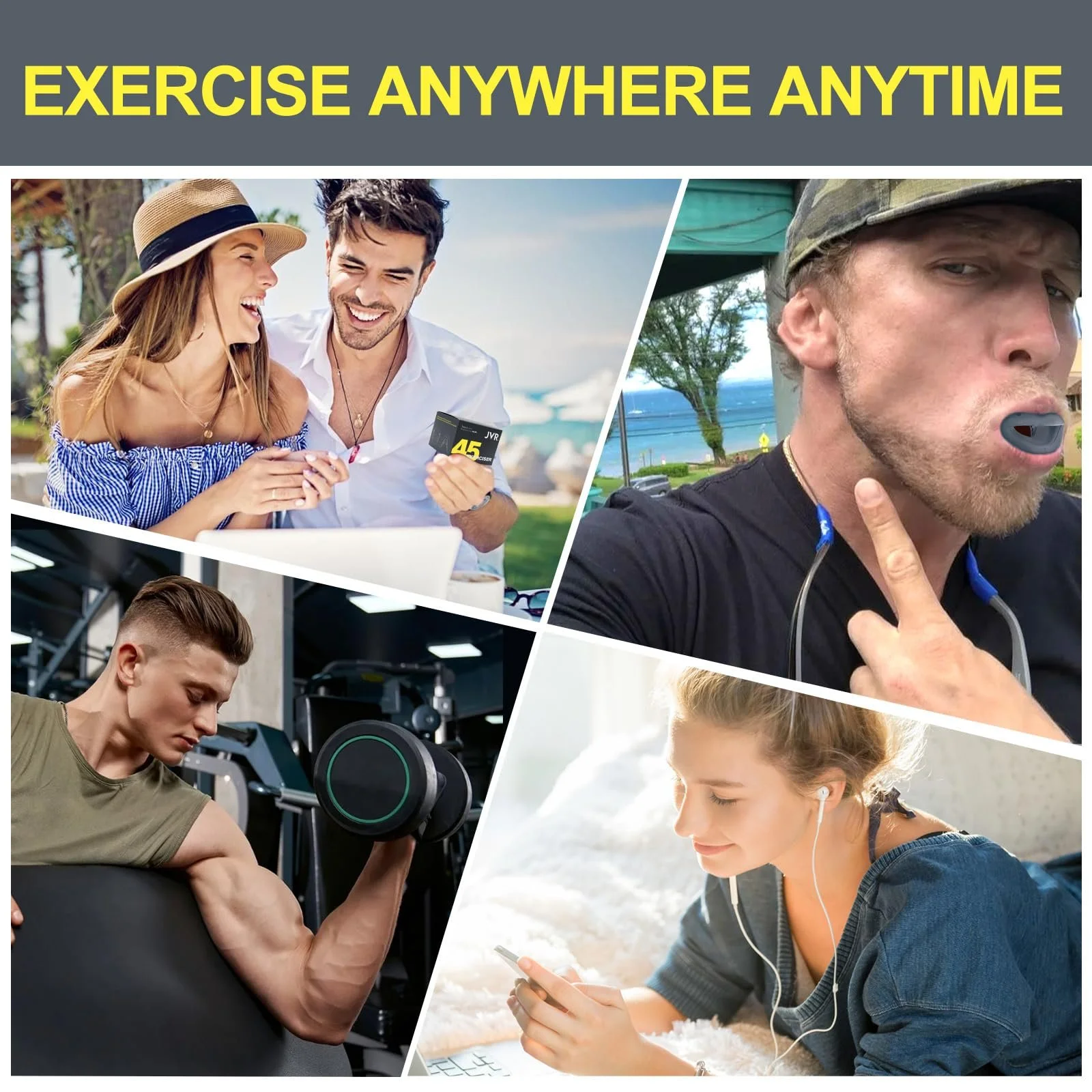 Тренажер для щелепи JVR, пристрій для тренування щелепи, фото №7