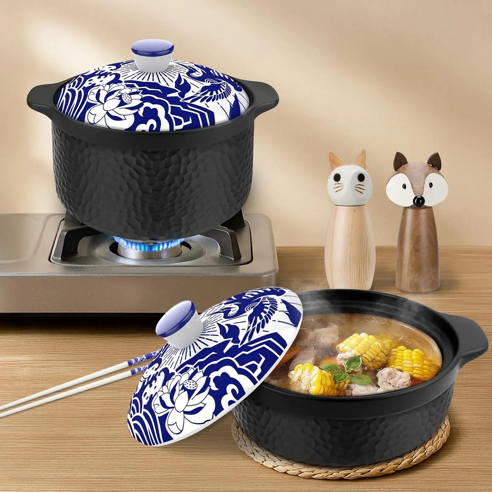 Горшок глиняный 2.2 кварты, фото №4 Горшок глиняный 2.2 кварты, фото №4