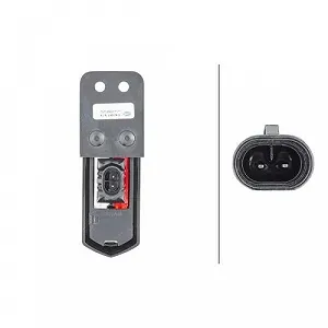 Габаритный огонь HELLA SOMMER 2XS 205 020-121 боковой монтаж synthetic.ua - Фото 1