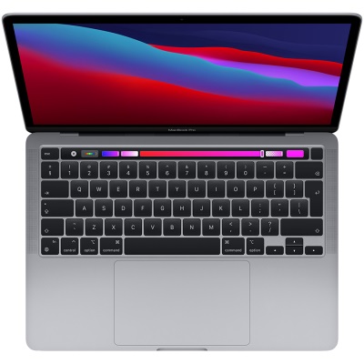 Ноутбук Apple A2338 MacBook Pro TB 13.3" Retina Space Grey Z11C000Z3 IPS 2560x1600 блискучий M1 Chip RAM 16 ГБ SSD 512 без ОП Wi-Fi / веб-камера macOS Big Sur 1.4 кг сірого клавіатури з підсвітом панелі, фото №2 Ноутбук Apple A2338 MacBook Pro TB 13.3" Retina Space Grey Z11C000Z3 IPS 2560x1600 блискучий M1 Chip RAM 16 ГБ SSD 512 без ОП Wi-Fi / веб-камера macOS Big Sur 1.4 кг сірого клавіатури з підсвітом панелі, фото №2