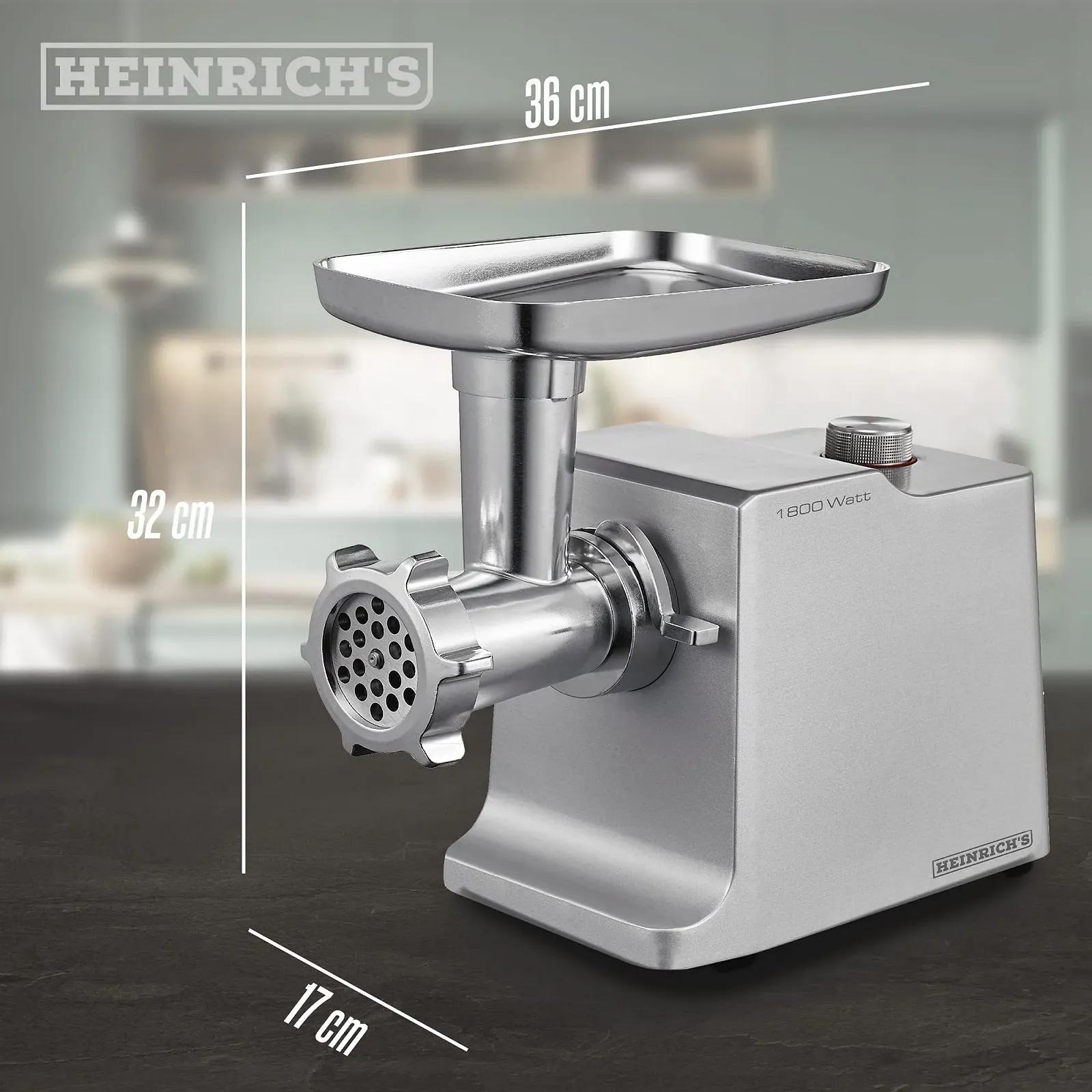 Мясорубка электрическая Heinrich´s 1800 W, фото №7 Мясорубка электрическая Heinrich´s 1800 W, фото №7