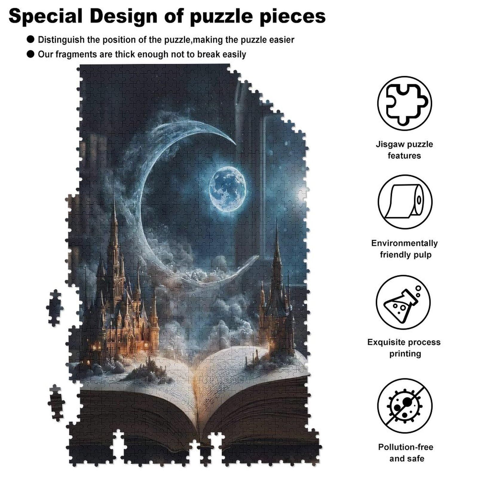 Дерев'яний пазл Book Puzzles 1000 деталей 78 x 53 см, фото №5 Дерев'яний пазл Book Puzzles 1000 деталей 78 x 53 см, фото №5