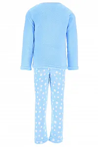 Піжама BlueY для дівчат, м'яка велюрова футболка та довгі штани synthetic.ua - Фото 1