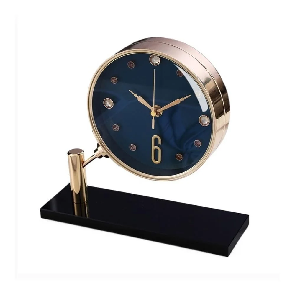 Настольные часы Aioneer, простые, тихие, не тикающие, из сплава, фото №1 Настольные часы Aioneer, простые, тихие, не тикающие, из сплава, фото №1