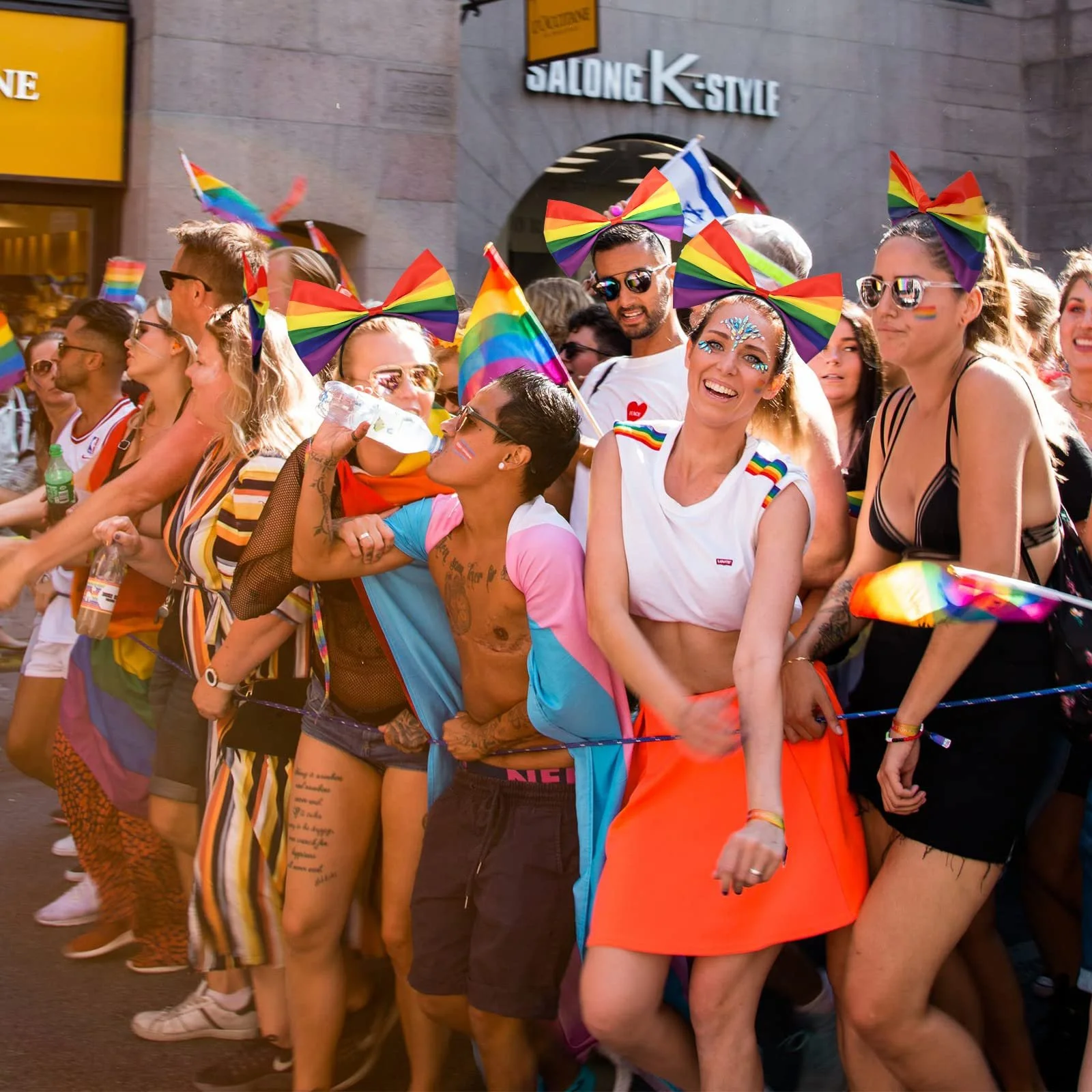 Обруч з бантом Rainbow Pride, фото №8 Обруч з бантом Rainbow Pride, фото №8