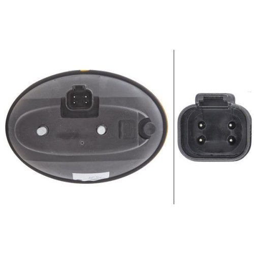 Покажчик повороту HELLA 2BA 344 130-247 для KRONE правий, фото №2