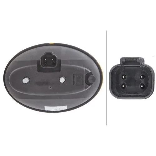 Покажчик повороту HELLA 2BA 344 130-247 для KRONE правий, фото №2