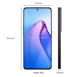 Смартфон Oppo Reno 8 Pro 5G 8/256 GB Glazed Black synthetic.ua - Фото 1