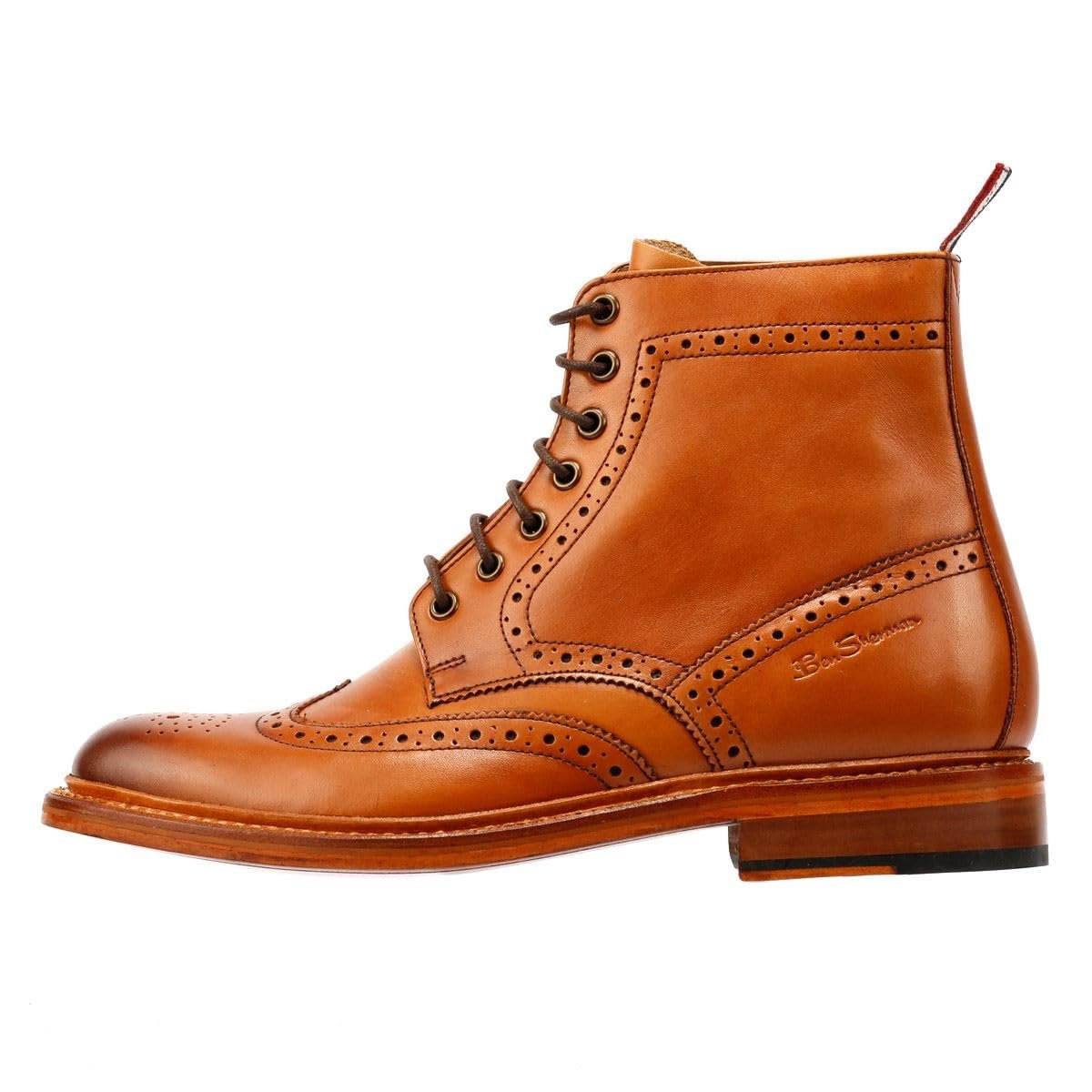 Ботинки Ben Sherman Arthur Кожаные Коричневые, фото №2