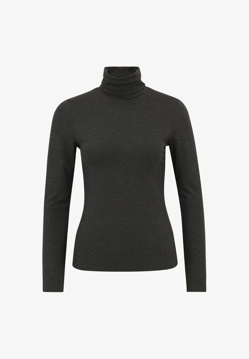 Женский топ Les с длинными рукавами / Тёмно-серый меланж / XS, фото №2 Женский топ Les с длинными рукавами / Тёмно-серый меланж / XS, фото №2