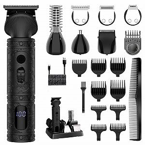 Набор для стрижки Surker Professional 7 in 1 Т-образный триммер Black - Фото 1