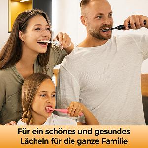 Електрична звукова зубна щітка SMILEY Pro White 96 000 рухів/хв 5 режимів із чохлом synthetic.ua - Фото 1